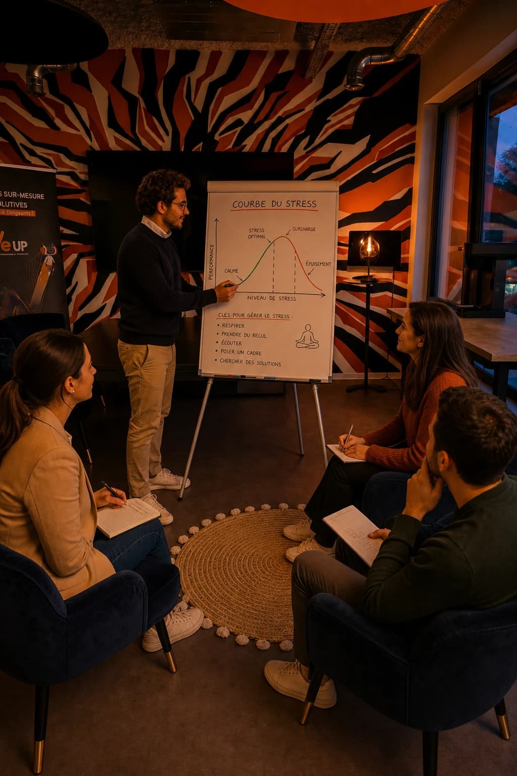 Affiche formation Gestion du stress et des conflits