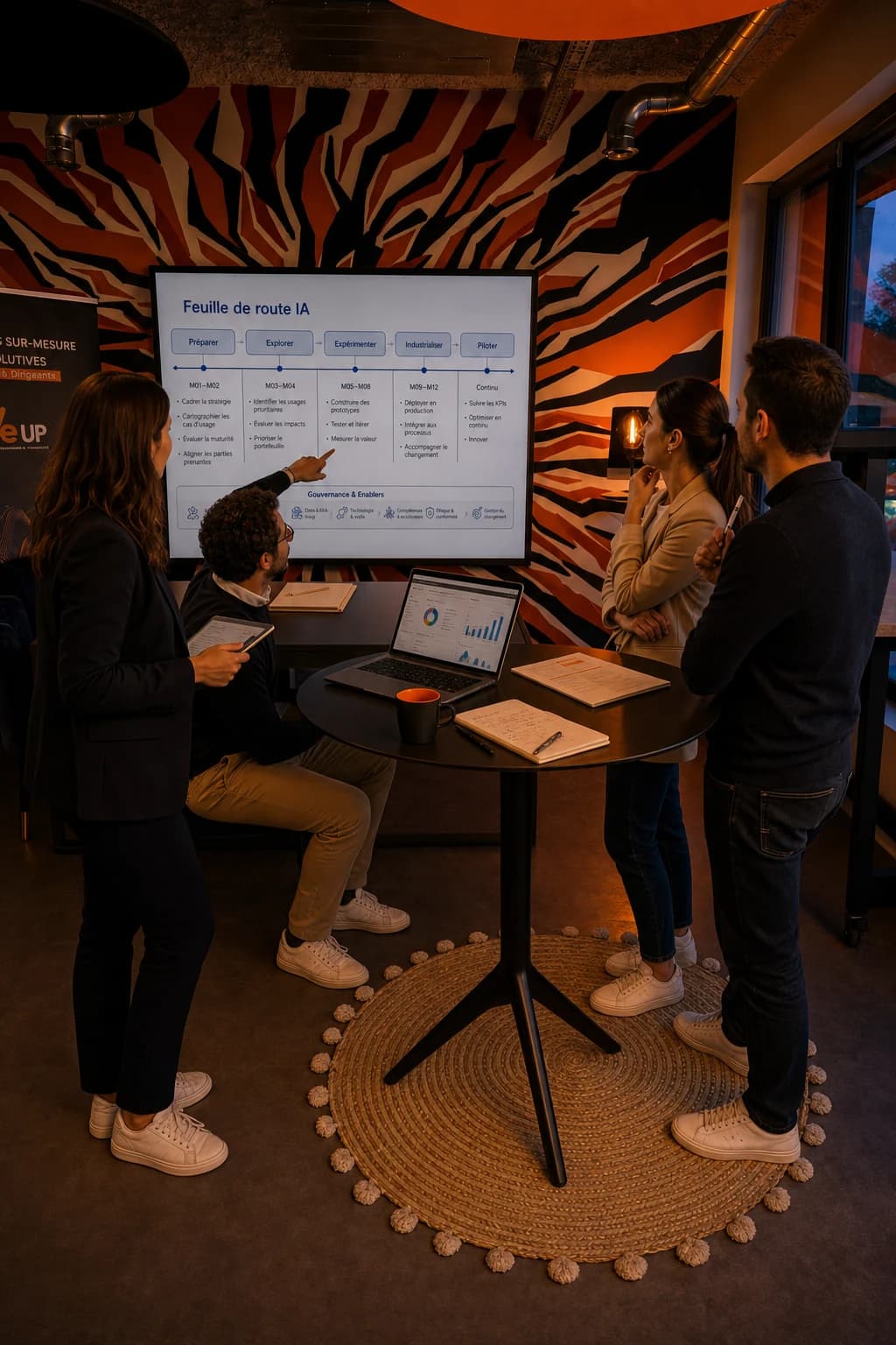 Affiche formation Déployer l'intelligence artificielle dans son entreprise : construire sa feuille de route et piloter sa transformation