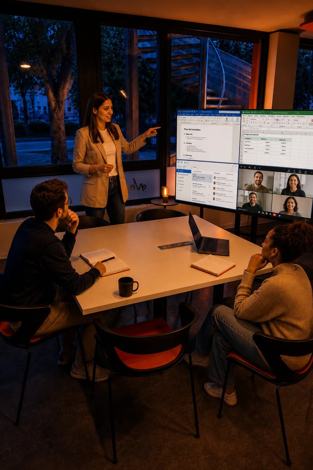 Affiche formation Microsoft 365 : Word, Excel, Outlook et Teams