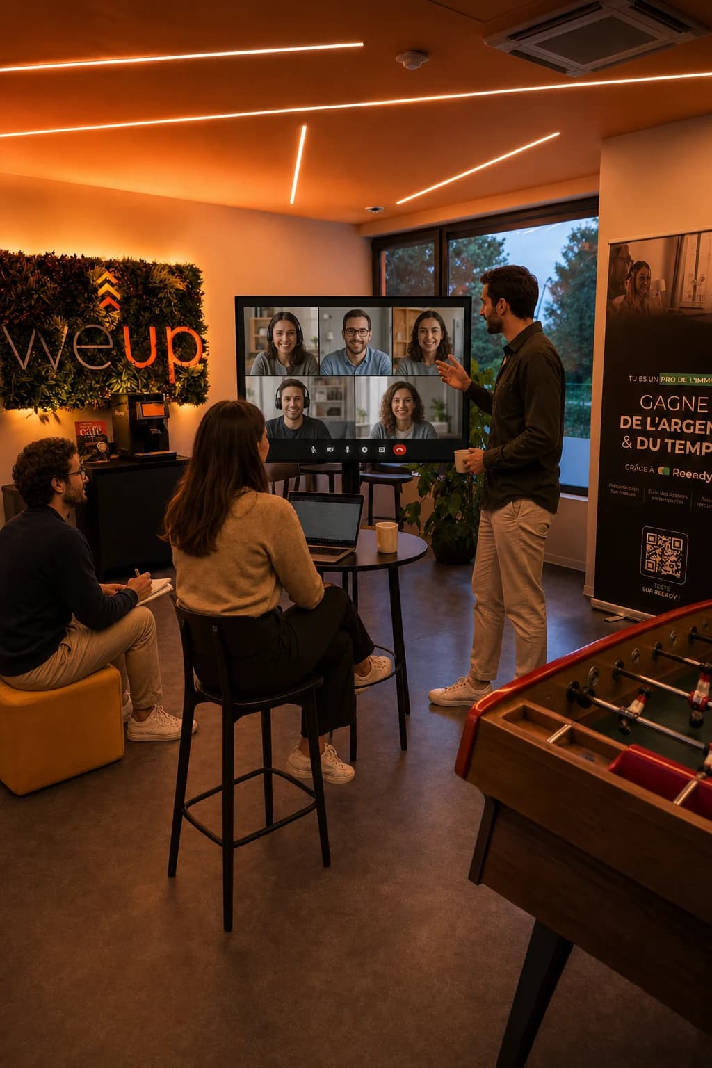 Affiche formation Manager à distance