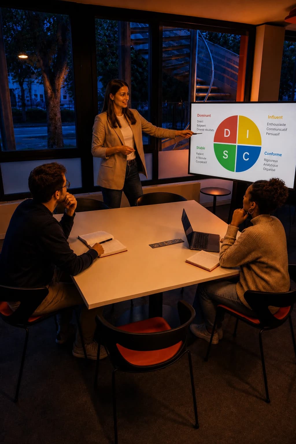 Affiche formation Manager par la méthode DISC