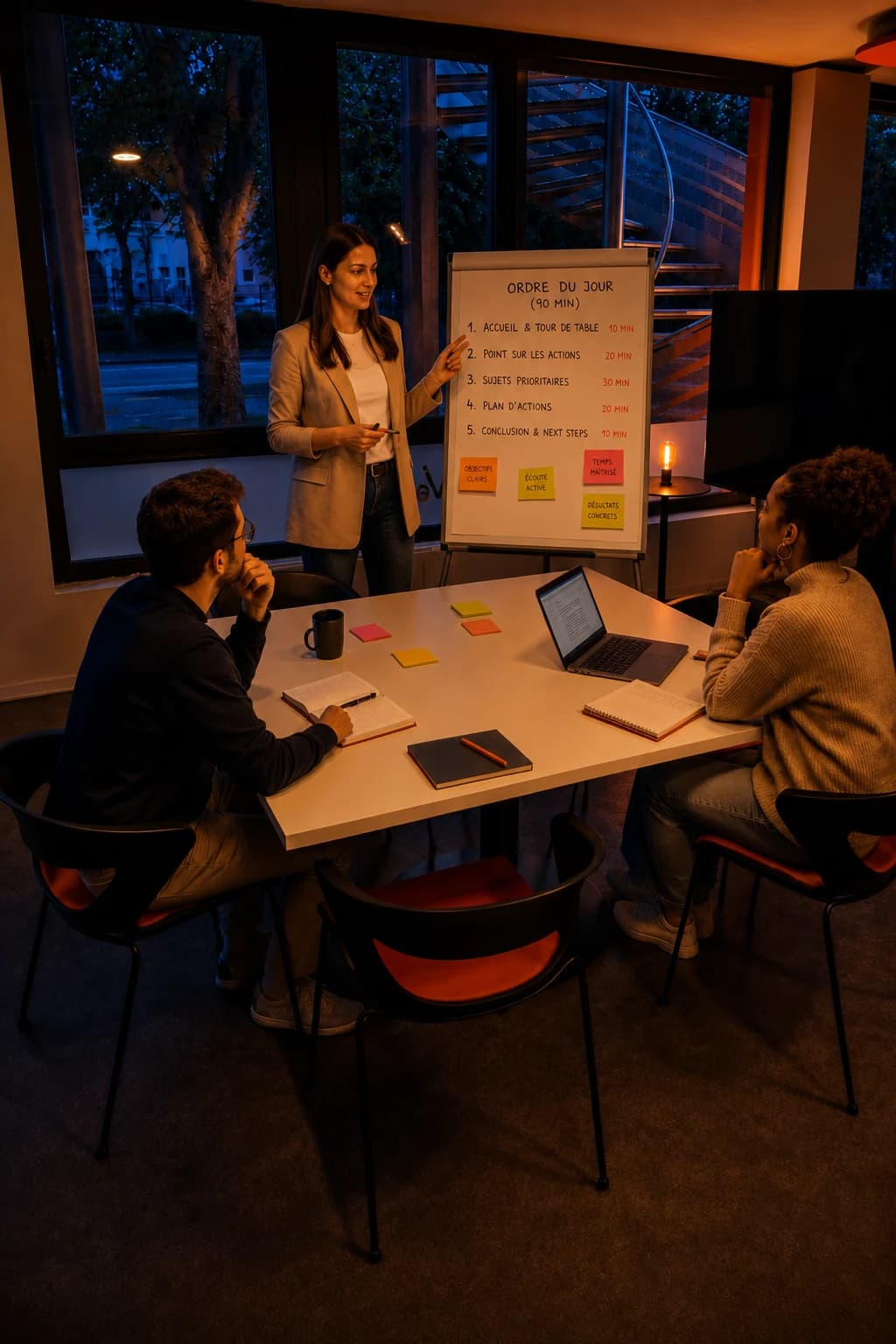 Affiche formation Préparer, conduire et animer une réunion