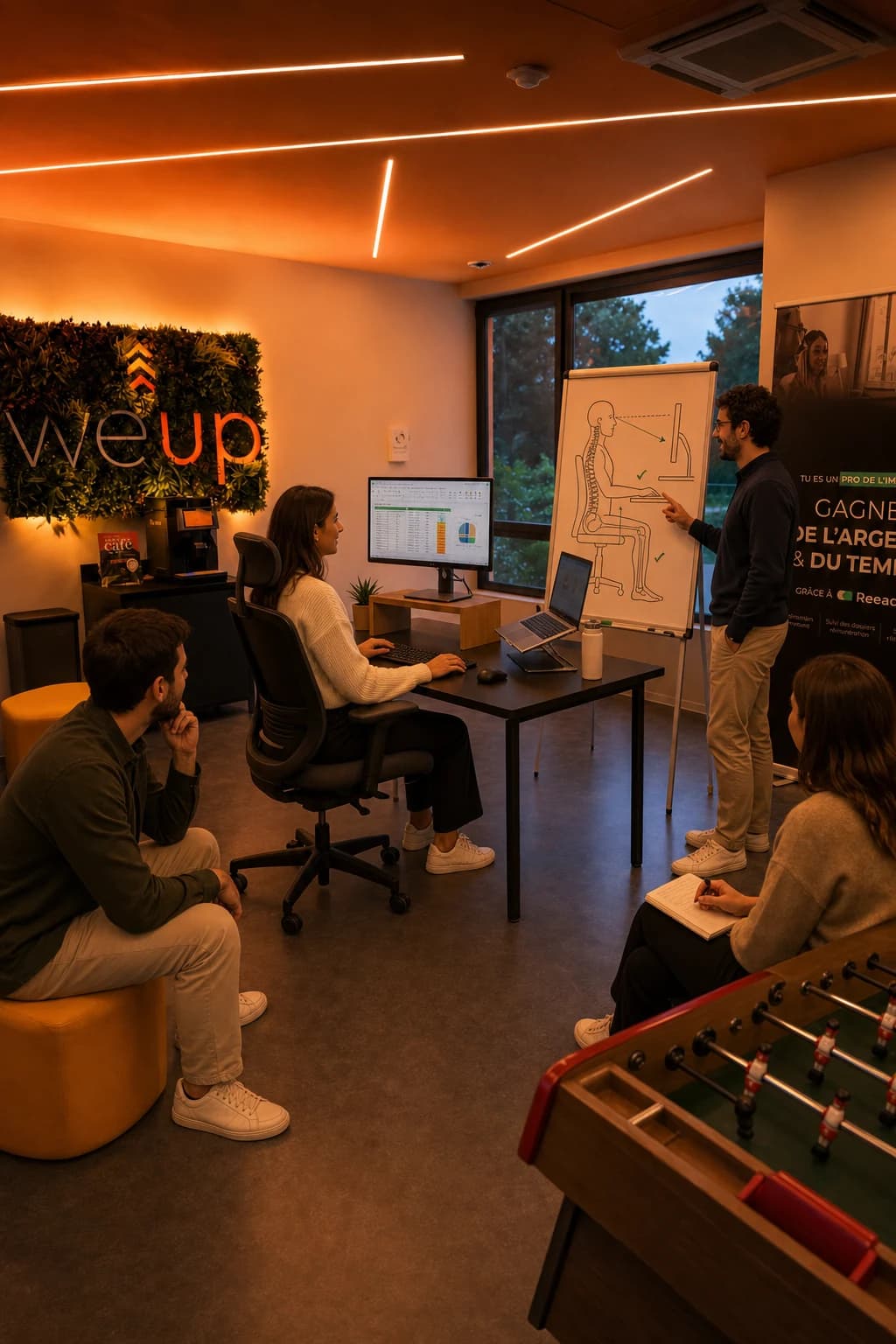 Affiche formation Neuro-ergonomie et auto-posture au bureau