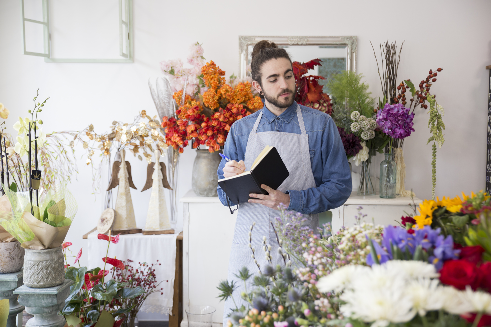 Fleuriste, dirigeant non-salarié du commerce, exemple de bénéficiaire de l'AGEFICE